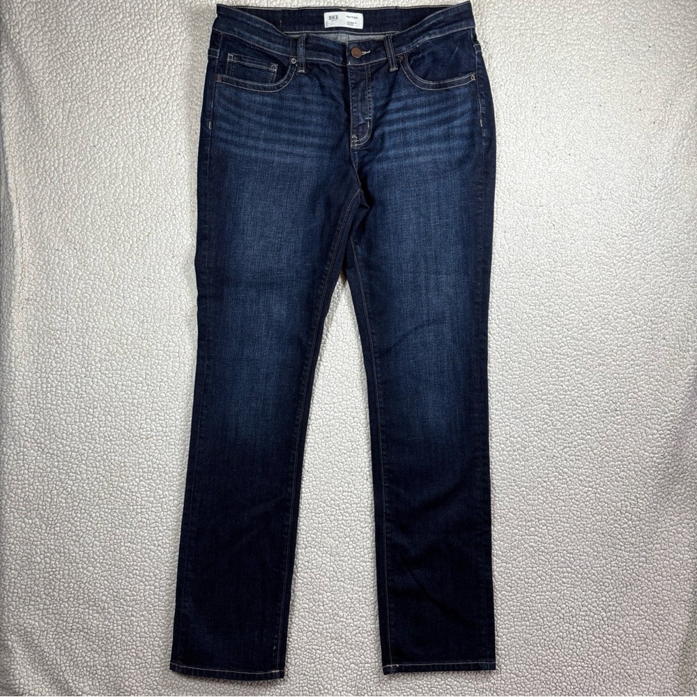 BKE Denim Payton Jeans Universal Fit Mid-Rise Dark Wash Stretch Women's 29 x 32